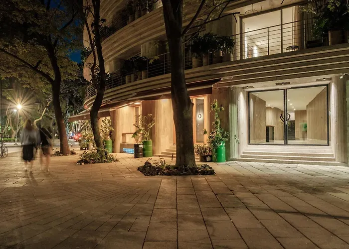 New 1bed With Rooftop Terrace Beside Parque Apartment Mexico City