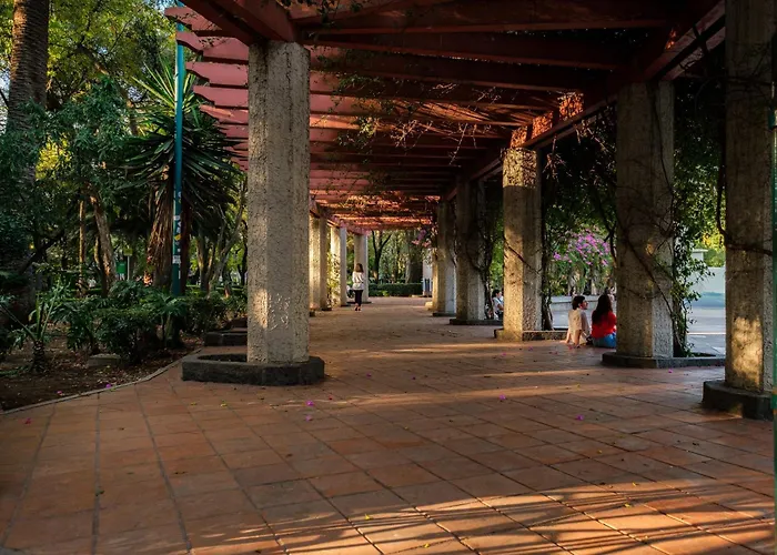 New 1bed With Rooftop Terrace Beside Parque Apartment Mexico City